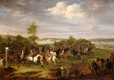Meeting at Clifton and Rawcliffe Ings, York, September 1709 by James Ross